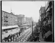 Photo:Labor Day parade, Main St., Buffalo, N.Y.