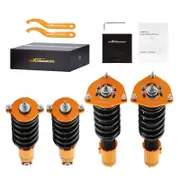 [MaXpeedingrods] 24 Way Adjustable Damper Coilover compatible for Subaru Liberty BE Sedan 2000-2004 Absorber