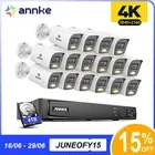 ANNKE 4K PoE 16CH NVR Security Camera System Two Way Audio Home Surveillance Kit