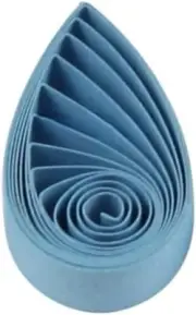 Pestal Blue Tone Quilling Paper Strips 3Mm Seablue Quilling Strips for Crafts Si