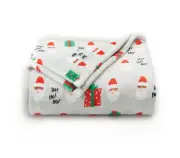 The Big One Oversized Supersoft Printed Plush Throw Santa Christmas Ho-Ho BL19