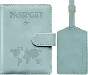 [Toctax] Passport Holder, High-Quality Faux Leather Passport Case with RFID Blocker for Credit Cards, ID and Travel Documents for Men and Women