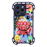 iPhone 16 Pro Ultra Bounce Case MagSafe Compatible Positivity Mindset Quote - Good Vibes Only - Positive Energy