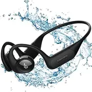 Edifier Comfo Run Silicon Open Ear Headphones Bluetooth 5.3, Air Conduction Earbuds with Dual Mic Clear Call, Bass Up, 17H Playtime, Fast Charge, IP55 Waterproof Earphones for Running Workout Sport