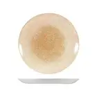 12x Round Coupe Plate 260mm Orange Churchill Raku Crockery Restaurant