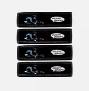 Fit For All Plymout Road Runner Seat Belt Shoulder Pads Genuine leather set of 4