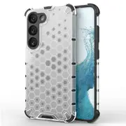 Phone Case for Samsung Galaxy S23 Shockproof Case Honeycomb Textured TPU+PC Phone Cover