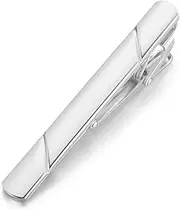 [UPSTORE] Mens Metal Tie Clips Minimalist Tie Bar Clip Necktie Pinch Clip Clasp Clamp for Business Party Wedding