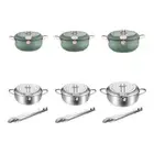 Stainless Steel Deep Fryer Pot Cookware Janpanese Style Tempura Frying Pot with