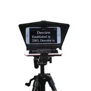 DESVIEW T2 Teleprompter for Smartphone/Tablet/DSLR with Remote Controller