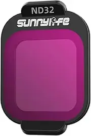 CLSSLVVBN MCUV Filter for Vlog Camera Accessories Multi-Layer Coated for True Colors Image is Clearer Does Not Affect of Lens Cap, ND32