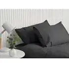Sheraton Luxury Cotton 1000TC Fitted Sheet King Single w/ Pillowcase Set Fossil