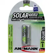 MI 1311-0001-BP2 Ansmann Low Self Discharge AAA NiMH Battery 1.2V AAA 12X2PK