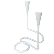 [James Lane] Pigalle Candle Holder White