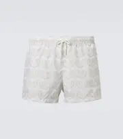 [Commas] Commas Printed swim trunks UK 34 white