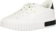 [PUMA] Baby Girl's Cali Star AC (Toddler) White Black 8 Toddler M