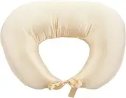 My Blankee Nursing Pillow with Mini Dot Charmeuse Satin Slipcover, Yellow, Small/Medium