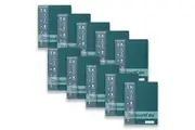 10x Colourhide Lecture Book w Ruler A4 Writing School Notebook 140Pgs Teal Green