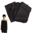 5Pcs Disposable Bath Skirt Non-Woven Bathrobe Sweat Steaming Beauty Salon Dr*d*