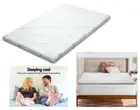 Bedding Cool Gel Memory Foam Mattress Topper with Bamboo Cover 5cm - Double