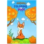 ANIMAL COLORING BOOK: ANIMALS COLORING ANIMAL DESIGNS AND MATCHING GAMES WITH ANIMAL’’S CHARACTER FOR KIDS 4-5-6 AGE .