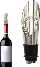 Wine Spout Pourer, 2 in 1 Stainless Steel Wine Bottle Stopper with Pourer | Leakproof Beverage Preserver, Stainless Steel Wine Pourer for Liquid, Bottle, Women
