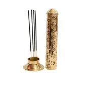 Incense Holder Agarbatti Stand With Ash Catcher Brass Incense Holder