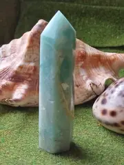 Amazonite Carved Gemstone Tower 71g (C4)