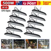 10 X 500W UFO LED High Bay Lights Shop Warehouse Industrial Commercial Factory