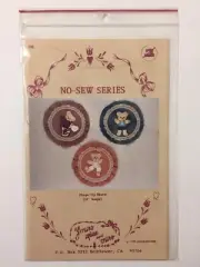 Vintage 80s No Sew Series Shape Up Bears Hoop Sewing Pattern Yours Mine Ours 106
