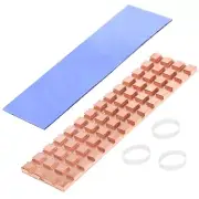 M.2 Heatsink 67x18x2mm PS5 2280 SSD Pure Copper Heatsink Kit Cooler Heat Sink