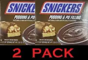 2x SNICKERS CANDY BAR Flavored Pudding & Pie Filling Dessert Mix 2.55 oz 2 PACK