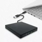 12.7mm External Enclosure Dual Ports DVD/CD-ROM Case Plug and Play for Laptop PC