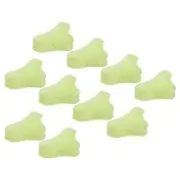 40Pcs Triangle Tent Rope Adjuster Cord Buckle Tensioner Fluorescent Green