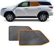 X-CAR Magnetic Rear Window Sun Shade Compatible with Toyota Fortuner 2015-2025 Car Accessories Sun Blind Mesh