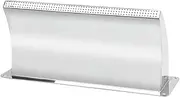 ALSTON Water Feature Waterfall Spillway Cascade Spray Water Curtain Stainless Steel for Indoor Outdoor Garden SPA Pool Fountain 56cm Wide/27cm Height Silver