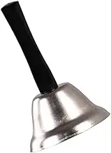 DOITOOL Metal Hand Bell with Handle Sound Musical Percussion Bell for Class Christmas Service and Home Decor