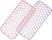 NOLITOY Silicone Hair Tool Holder Mini Straightener Heat Resistant Pad for Silicon Mat Curling Iron Pad Non-slip Surface