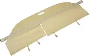 Rear Trunk Cargo Cover,Fit for Ford, Edge 2009-2015 Manual Switch Tail Door Shield Shade Curtain Partition Board Privacy Safety Retractable Trunk Divider(Beige)