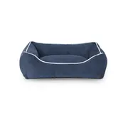 Medium 65cm Navy Blue Cord Dog Bed