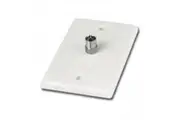 TV Antenna Wall Plate PAL Socket to F-Type Socket for Aerial Coax Lead Cable