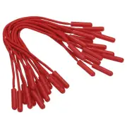 15pcs Zipper Pulls Replacement Extension Cord Handle Fix Tab Tag Extender Red