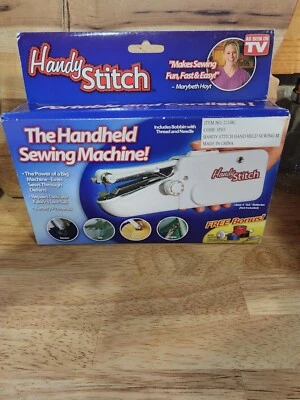 Handy Stitch Handheld Sewing Machine Cordless New in Box