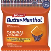 Nestle Soothers Butter Menthol Throat Lozenge 3 pack