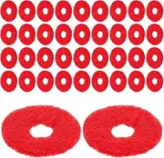 KAILIKETIY 90pcs Piano Accessories Keyboard Piano Felt Pad Violin Care Kit Piano Parts Pianos Spare Parts Piano Pedal Pad Piano Tuner Tool Kit Piano Tuner Kit Piano Washer Woolen Red