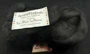 Needle Felting Natural MERINO Wool Top Roving: BLACK TIE RAVEN - 8 Ounces