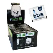 Integra BOOST 8g 55% RH Humidity Control Packs - 90 Humidity Packs - 18 Retail Cartons of 5