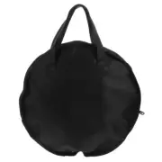 Dumb Drum Pad Storage Bag Travel Protective Case Round Black Bags