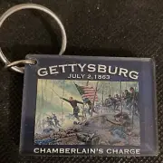 Gettysburg Acrylic Keychain Chamberlain's Charge by Mort Kunstler