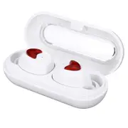 Mini Fashion TWS Wireless bluetooth 5.0 Earphone HiFi Stereo Noise Cancelling Headphone with Mic WHITE COLOR